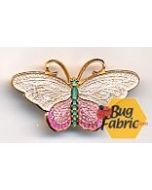 Button: Butterfly Button (1 1/2 x 7/8) - Susan Clarke Originals be-101 - 1 remaining