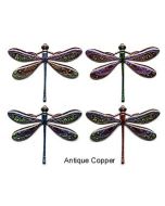 Button: Dragonfly Antique Copper (1 3/4 x 2) - Susan Clarke Originals sd-945