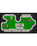Turbo Speed: Race Track Panel (2/3 yard) - Northcott 25105-99
