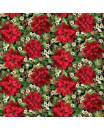 Cardinal Christmas: Poinsettia -- Northcott Fabrics 25480-99