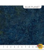 Stonehenge Gradations II: Sienna Marble Blue Planet - Northcott Fabrics 26755-48