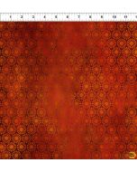 Emerald Reign Dragons: Red Flame Medallions - In The Beginning Fabrics 26drg-1