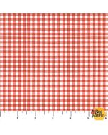 Quack Quack Moo: Gingham Red - Northcott Fabrics 27822-24 red