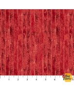 Barnyard Christmas: Barnboard Red - Northcott Fabrics 28807-24 