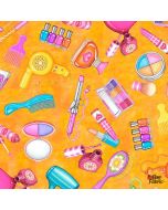 All Dolled Up: Hair & Makeup Toss -- QT Fabrics 28974o
