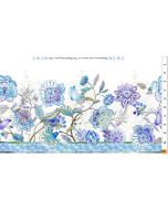 Daydreams: Periwinkle Border Stripe - In The Beginning Fabrics 2dd-2