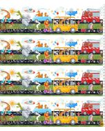 On The Go: Border  - In The Beginning Fabric 2KFA-1