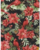 Cardinal Celebration: Large All Over Black - Wilmington Prints 37753-937