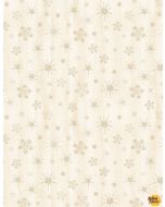 Cardinal Celebration: Snowflakes Cream - Wilmington Prints 37759-220
