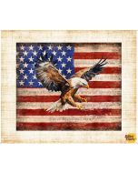 Patriot: American Eagle Flag Panel (1 yard) - QT Fabrics 309329x