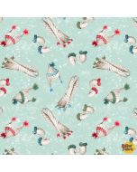 Slopeside: Scarves & Mittens Mint -- Blank Quilting 3294-67