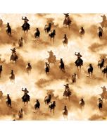Cowboy Culture: Running Horses and Cows - Blank Quilting 3341-35 