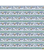Flurry Friends: Snowman Border Stripe -- Henry Glass Fabrics 357-11 multi - 2 yards 12" remaining