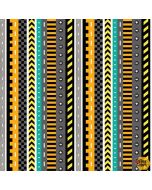 Another Brick in the Wall: Small Stripe Black - Blank Quilting 3699-99