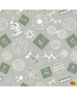 Science lab: Science Lab Equipment -- Blank Quilting 3836-90 lt gray