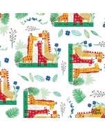 Zoo Crew: Giraffes White - Blank Quilting 3869-01