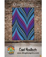 Pattern: Ocean Waves Quilt Pattern -- 3 Dog Design Company 3ddc-140 