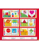 Story Time: Shapes Cloth Book Panel (1 yard) - Blank Quilting 4224p-88
