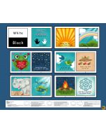 Story Time: Land of Opposites Cloth Book Panel (1 yard) - Blank Quilting 4226p-77