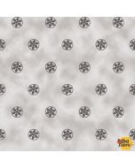 Woodland Whispers: Geometric Lt Gray -- Henry Glass Fabrics 430-90