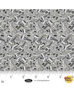 Let's Get Building: Nuts and Bolts Grey - Blank Quilting 4399-98 grey