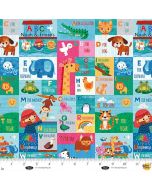 Noah and Friends: Alphabet Patchwork --Blank Quilting 4584-15 multi