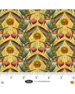 Enchanted Canopy: Hummingbirds with Hearts - Blank Quilting 4610-44 yellow