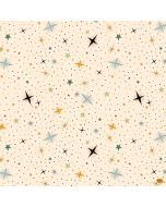 Witchy Wicked by Rose Halsey: Stars - Blank Quilting 4869-41 cream 