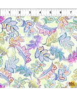 Daydreams: Multi Large Leaves - In The Beginning Fabrics 4dd-1