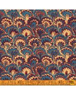 Well Read: Marble Paper Marine -- Windham Fabrics 52871-1 - 3 yards remaining
