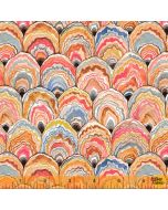Deep Forest: Oyster Forest Saffron Fungi -- Windham Fabrics 52993d-8