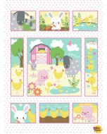 Wee Ones: Baby Farm Animals Panel (1 yard) -- Oasis Fabrics 57-3531