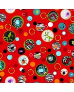 I'm Buggin' Out: Big Dots Bugs Red (Glow in the Dark) -- Studio E 5760g-88