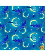 Rainbow Dragon: Moon Light Dragon Cyan -- Studio E 5844-76