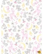 Wee Ones: Tossed Baby Animals -- Oasis Fabrics 59-3561