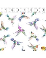 Daydreams: Multi Hummingbirds - In The Beginning Fabrics 5dd-1 - 2 yards 2" remaining