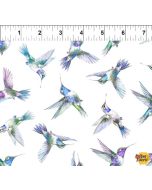 Daydreams: Blue Hummingbirds - In The Beginning Fabrics 5dd-2