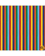 Alpha-Babies: Quarter Inch Stripe - Henry Glass Fabrics 616-186 multi
