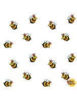 Alpha-Babies: Tossed Bees - Henry Glass Fabrics 617-49 multi