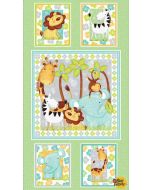 Sweet Safari: Safari Panel (2/3 yard) - Studio E 7244p-16