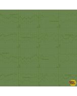 Color Theory: Graph Dark Green -- Andover Fabrics a-9151-g