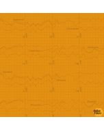 Color Theory: Graph Orange -- Andover Fabrics a-9151-o
