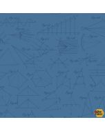 Color Theory: Diagram Blue -- Andover Fabrics a-9152-b
