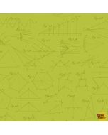 Color Theory: Diagram Lime -- Andover Fabrics a-9152-g