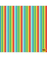 Furry Friends: Colorful Stripe -- Makower UK tp-2544g