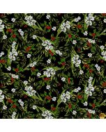 'Tis The Season: Small White Stephanotis - Studio E Fabrics 7679-99