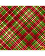 'Tis The Season: Plaid Green/Red - Studio E Fabrics 7681-68 