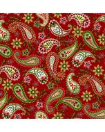 'Tis The Season: Paisley Red - Studio E Fabrics 7682-88 