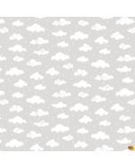 Moonlit Dreams: Allover Clouds Pearl - Studio E Fabrics 8029-90