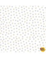 Moonlit Dreams: Tossed Stars White - Studio E Fabrics 8031-09
